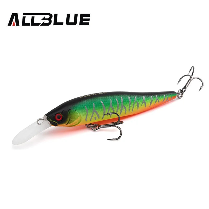 Allblue X Nanahan Deep Diving Minnow Lure 75mm 7g 0 To 2m Magnetic Slow Floating