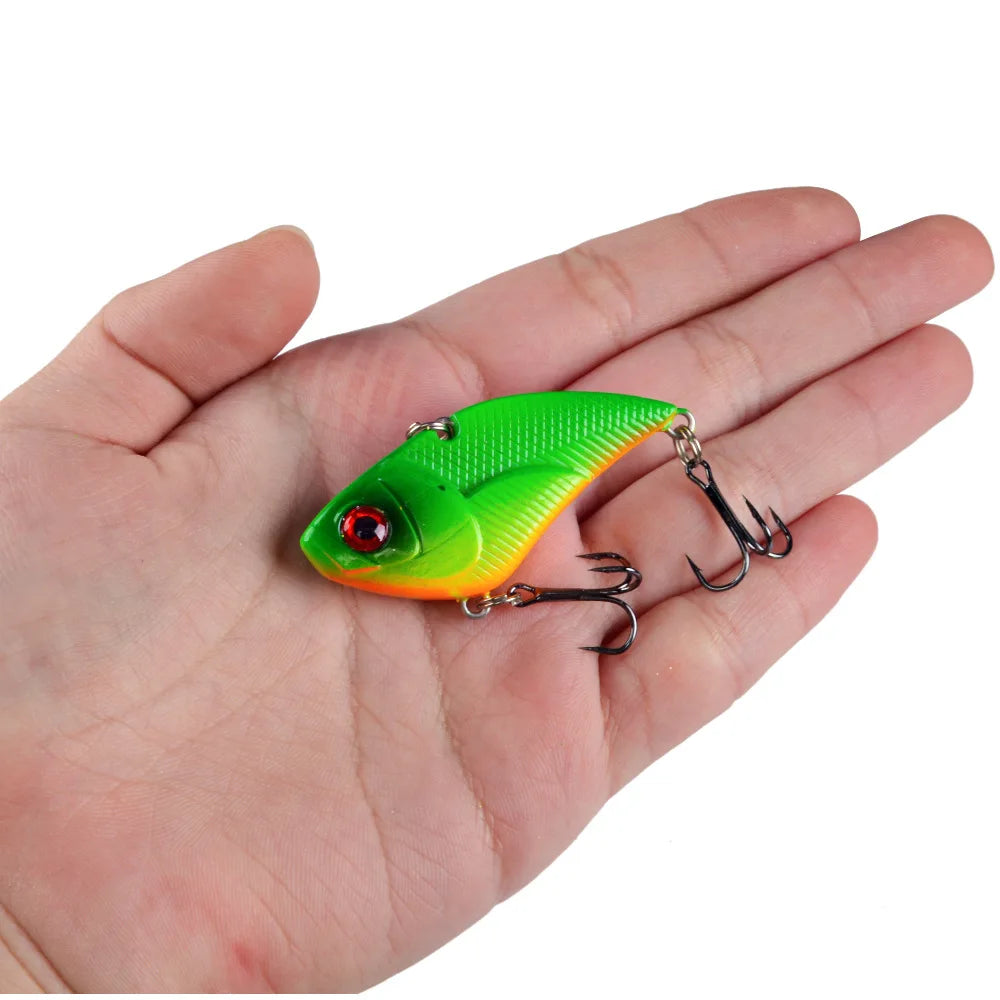 Sinking Vibration Fishing Lure 5.3cm 14.5g Hard Crankbait for Bass Sea