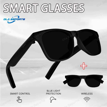 Ola Esporte Smart Glasses Bluetooth Sunglasses Anti Blue Light Wireless Headset