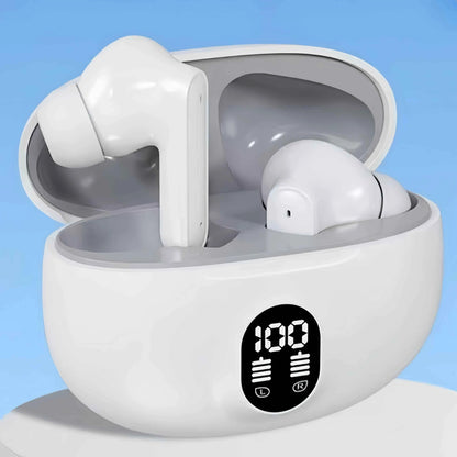 895B TWS Noise Canceling Earbuds Waterproof with LED Display Charging Case