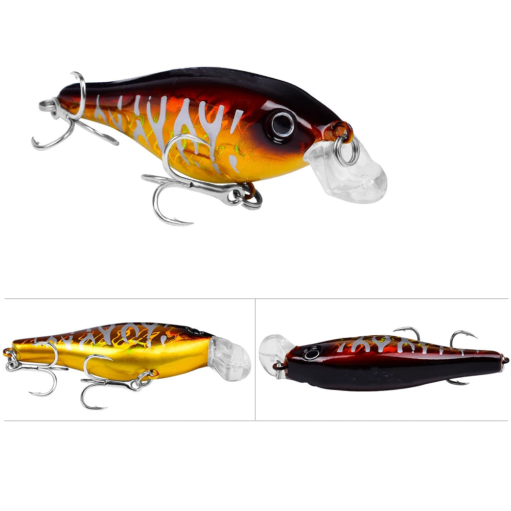 Yucong 1PX Floating Crankbait 8cm 11.5g Topwater Noisy Lure