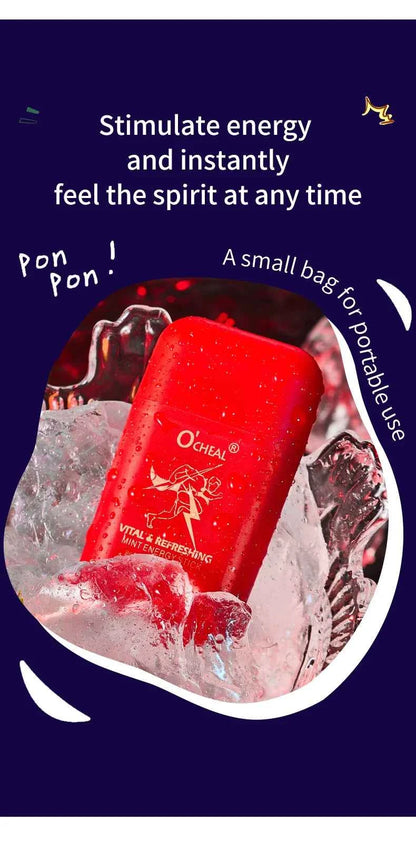 O'CHEAL Alcohol Free Energizing Aromatherapy Inhaler Bar Vapors Stick