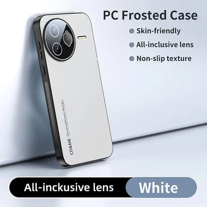 Luxury Shockproof AG Matte Case For XIAOMI POCO F7 Ultra F7 Pro Magnetic PC Frosted 360 Degree Bracket Stand Protective Cover