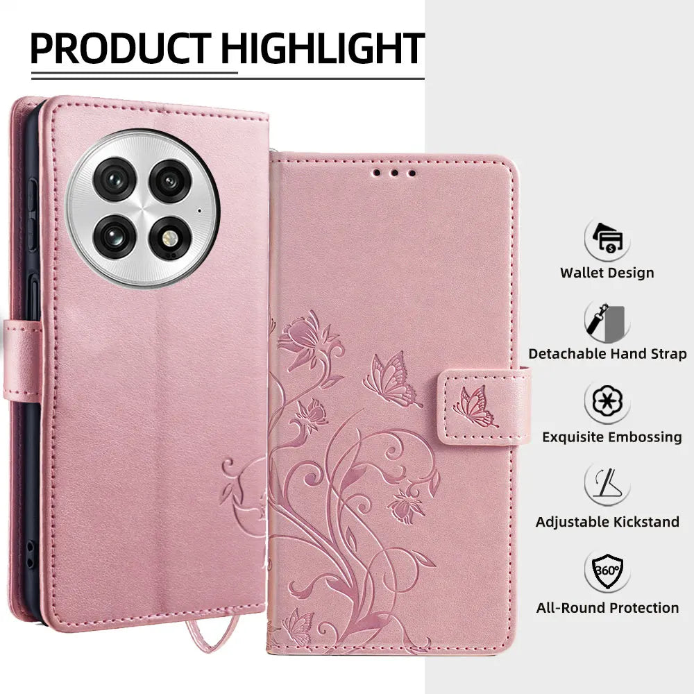 Fashion Magnet Buckle Case Wallet Phone Cover for Oneplus 13 oneplus 12 12R 11 10T 10 8 9 Pro 9R 9RT 8T Leather Flip Case