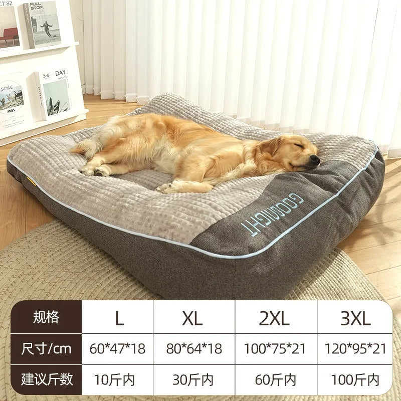 Large Dog Mat, Warm Pet Nest, Kennel for Small, Medium, Large Puppy, Kitten, Plus Size Sleeping Mattress