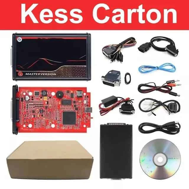 Kess V2 Full V5.017 Online ECU Chip Tuning Kit 2.80 EU Red With Toolbox