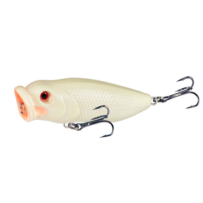 Lingyue 1pc Hard Topwater Popper Lure 7cm 8g Plastic Wobbler