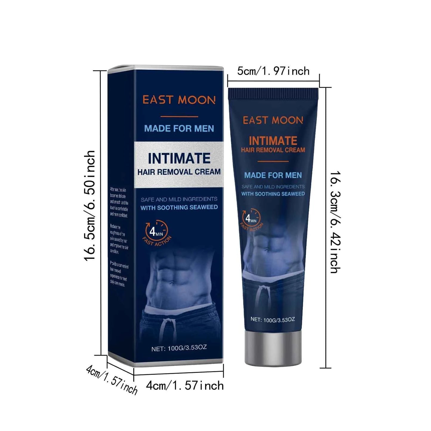 East Moon Avocado Man Hair Removal Cream For Men Intimate Areas Painless