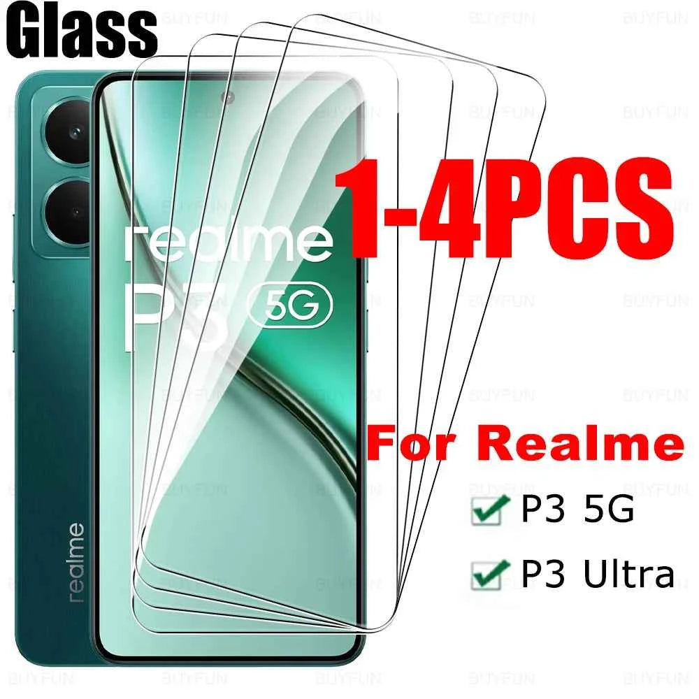 1-4Pcs Tempered Glass For Realme P3 5G Screen Protector RealmeP3 Ultra Realmy P 3 3P RealmeP3Ultra P3Ultra 2025 Protective Film