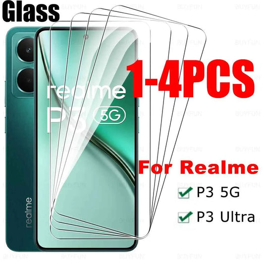 1-4Pcs Tempered Glass For Realme P3 5G Screen Protector RealmeP3 Ultra Realmy P 3 3P RealmeP3Ultra P3Ultra 2025 Protective Film