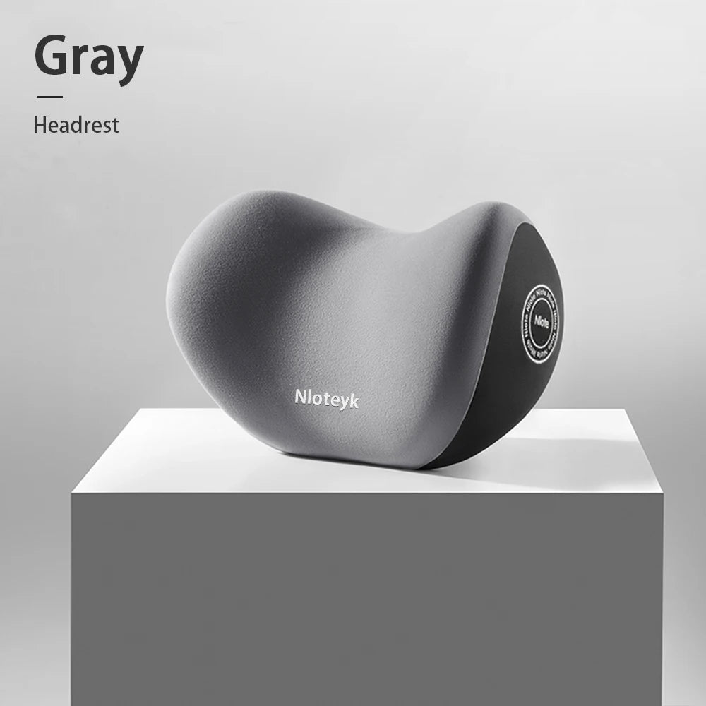 Car Neck Pillow Memory Foam Protection Lumbar Backrest Cushion Lumbar Cushion Car Headrest Seat Travel Interior Accessorie