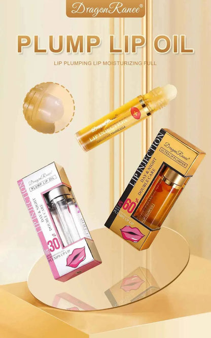 Instant Lip Plumper Oil And Gloss Serum For Volumizing Anti Wrinkle Lip Care
