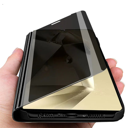 Mirror Flip Cases For Samsung Galaxy S25 EDGE S24 S23 S22 S21 S20 Ultra Plus Case For Samsung S24 S23 S21 FE Note 20 Ultra Cover