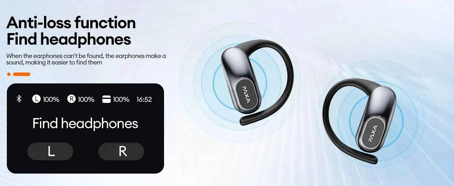 AI Translation PAXA Open Air Ultra 144 languages AI Real-time Translation Wireless Bluetooth Earphones Hi-Fi HD Calling Headset