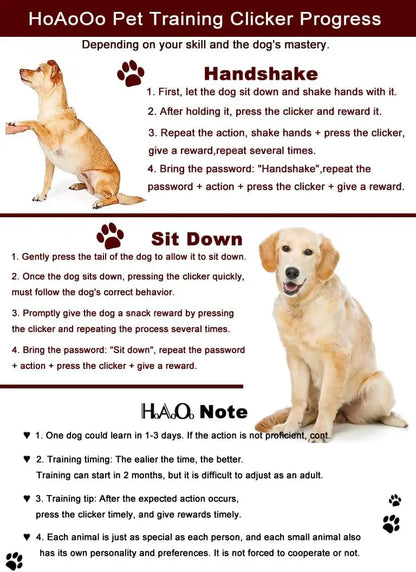 Dog Training Soundpad with Wristband Durable, Lightweight and Easy to Use, Suitable for Cat, Dog and Horse Behavior Training