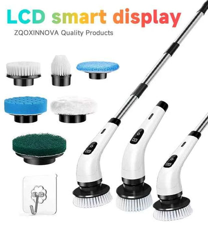 Household Cordless Spin Scrubber Multipurpose Cleaning Brush  Kitchen Gadgets Hair Brushes Bathroom Broom Toilet Electric Mops