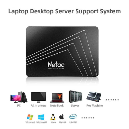 Netac 2.5 Inch SATA III SSD AHCI 128GB 256GB 512GB 1TB 2TB 4TB