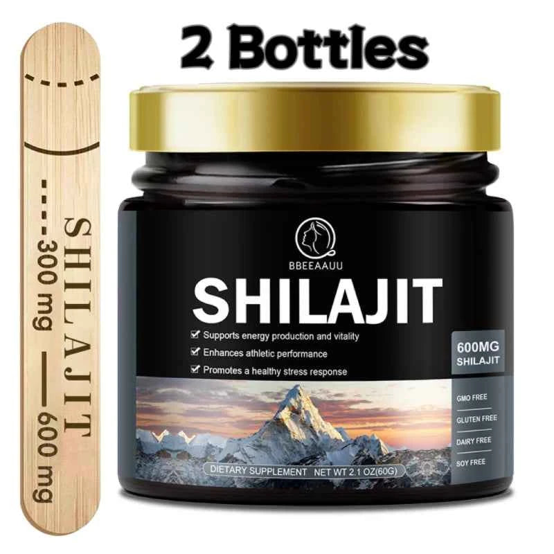 Beworths Shilajit Resin 60g 100 Percent Pure Non GMO Memory Energy Supplement