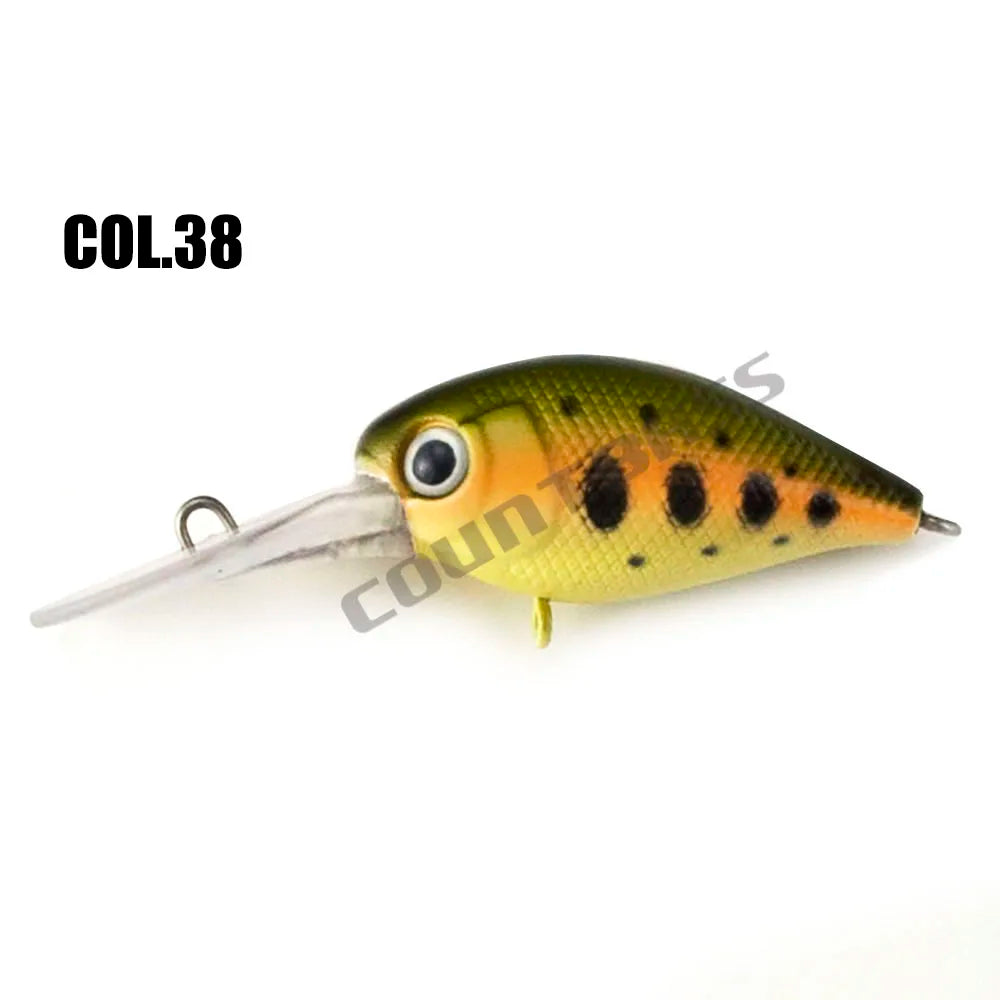 Countbass Floating Crankbait 37mm ABS Plastic Bass Lure