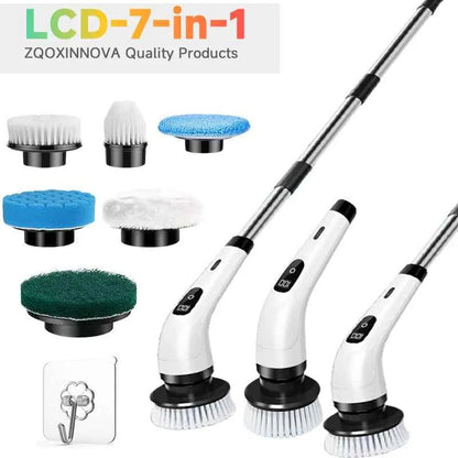 Household Cordless Spin Scrubber Multipurpose Cleaning Brush  Kitchen Gadgets Hair Brushes Bathroom Broom Toilet Electric Mops
