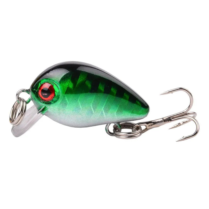 Aorace 3 5 8 Piece Mini Minnow Lure Set Crankbaits 2.8cm 1.5g For Pike Bass Trout