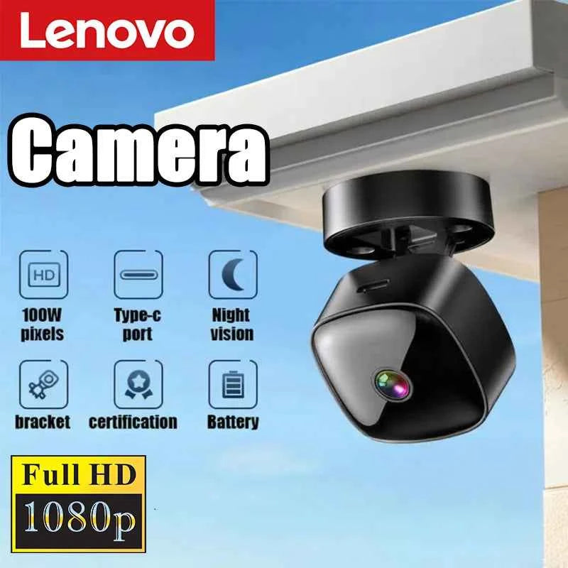 Lenovo Mini Security Camera 1080P WiFi Surveillance Indoor With Motion Detection