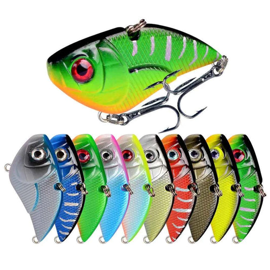 Sinking Vibration Fishing Lure 5.3cm 14.5g Hard Crankbait for Bass Sea
