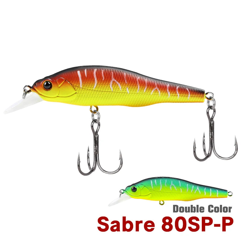 Tsurinoya Sabre 80SP Suspending Jerkbait 80mm Bass Pike Lure