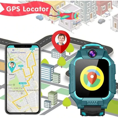 Q19 Children Kids Smart Watch SOS Phone Call Location Tracker Anti-Lost Camera Voice Function Touch Screen Waterproof Student