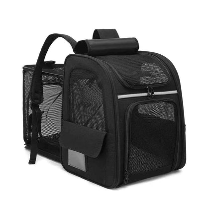 Dogat Pet Backpack Carrier Breathable Mesh Window Foldable For Cats And Dogs