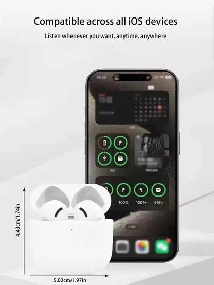 True Wireless Bluetooth Earbuds With ANC Noise Reduction And Microphone