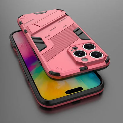 Armor Shockproof Protective Magnetic Holder Case For iPhone 16 Pro Max 15 14 12 13 11 Pro Max 15 14 16 Plus 13 12 Mini Cover