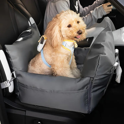 Winter Waterproof Luxury Dog Car Seat Pet Beds Comfortable Puppy Dog Bed Soft Travel Pet Car Seat with Safety Buckle
