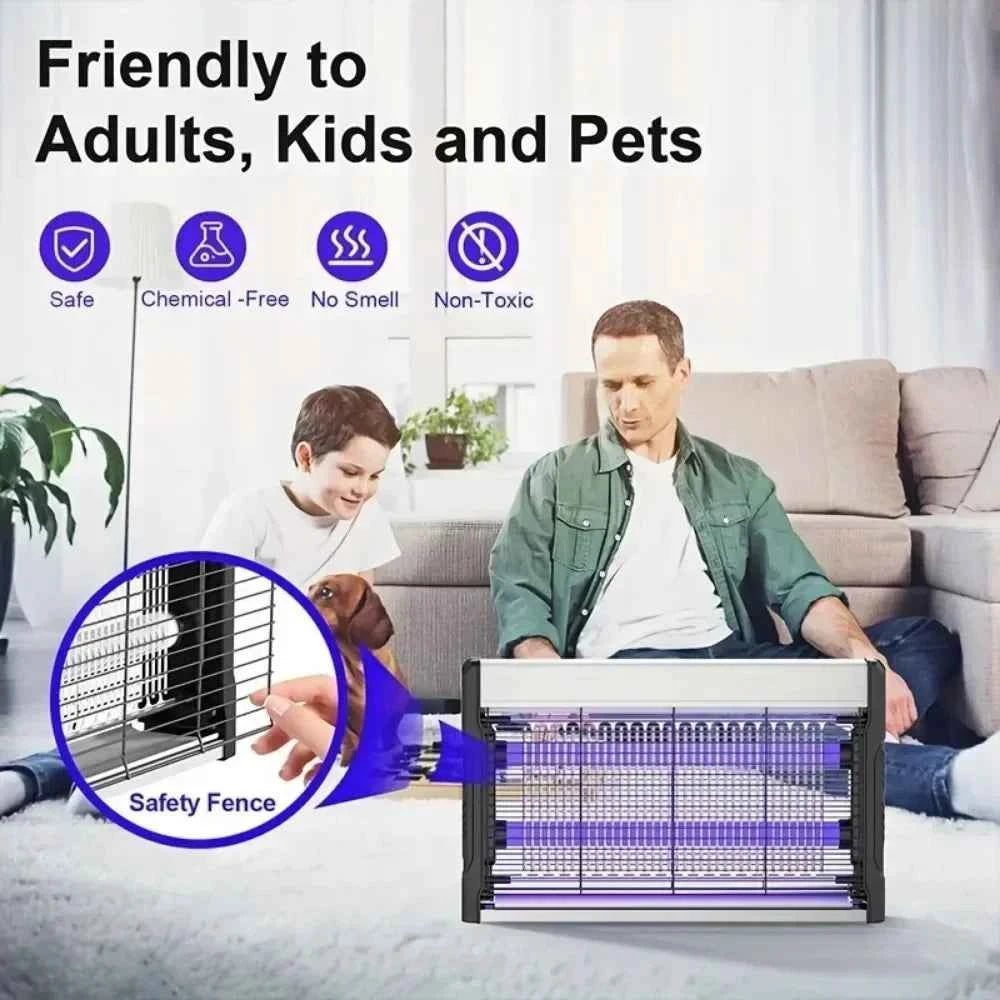 Mosquito Trap, Mosquito Killer Lamp for Indoor, Fly Trap for Restaurant Hotel Shop, Household Insect Killer UV Light