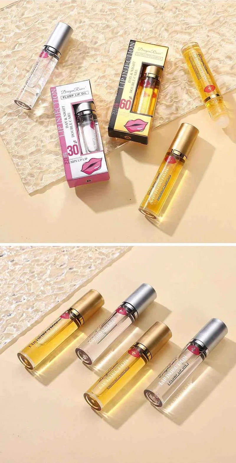 Instant Lip Plumper Oil And Gloss Serum For Volumizing Anti Wrinkle Lip Care