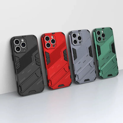 Armor Shockproof Protective Magnetic Holder Case For iPhone 16 Pro Max 15 14 12 13 11 Pro Max 15 14 16 Plus 13 12 Mini Cover