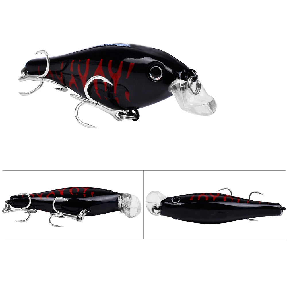 Yucong 1PX Floating Crankbait 8cm 11.5g Topwater Noisy Lure