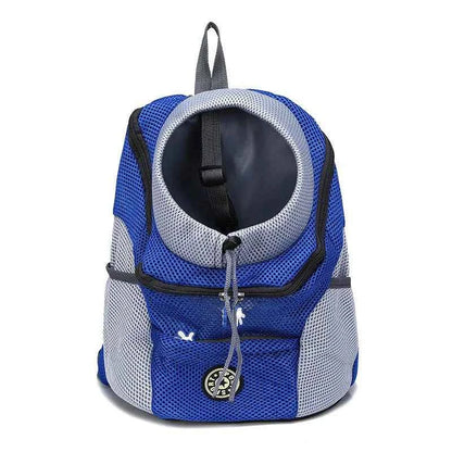 Dog Backpack Carrier Travel Bag Breathable Reflective Strips For Hiking