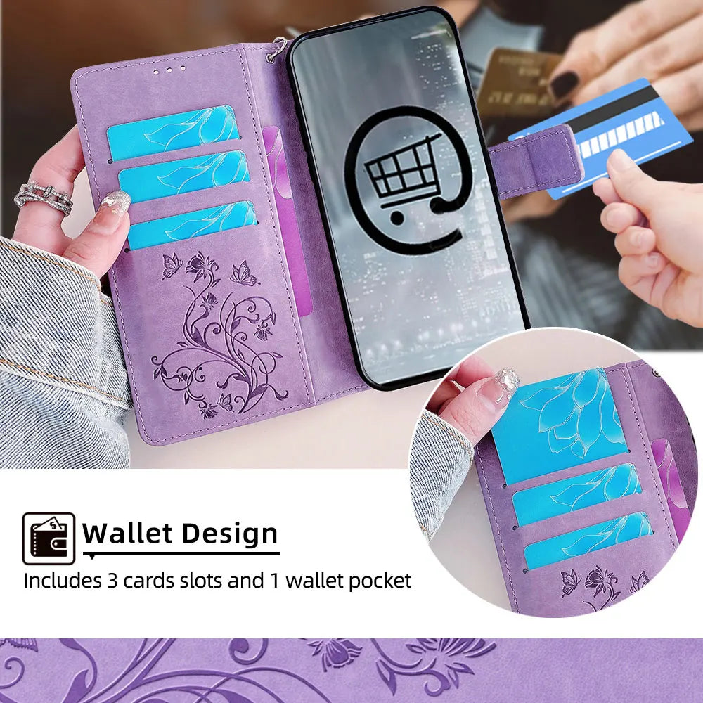 Fashion Magnet Buckle Case Wallet Phone Cover for Oneplus 13 oneplus 12 12R 11 10T 10 8 9 Pro 9R 9RT 8T Leather Flip Case