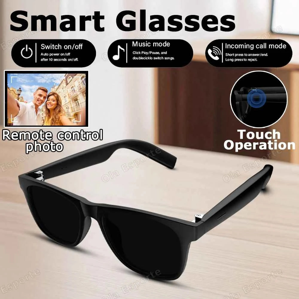 Ola Esporte Smart Glasses Bluetooth Sunglasses Anti Blue Light Wireless Headset