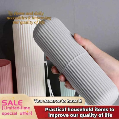 Travel Toothbrush Holder Cup Case Portable Dental Storage Box