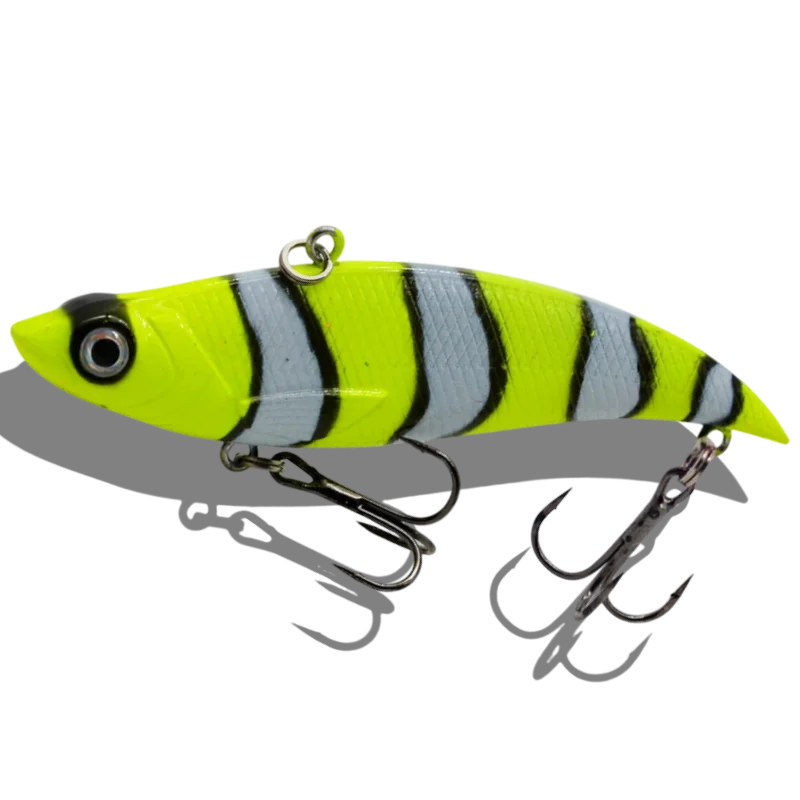 Tsuyoki Ice Fishing Lure 90mm 18g Sinking Vib Lures Wobblers Rattlin Vika 90S