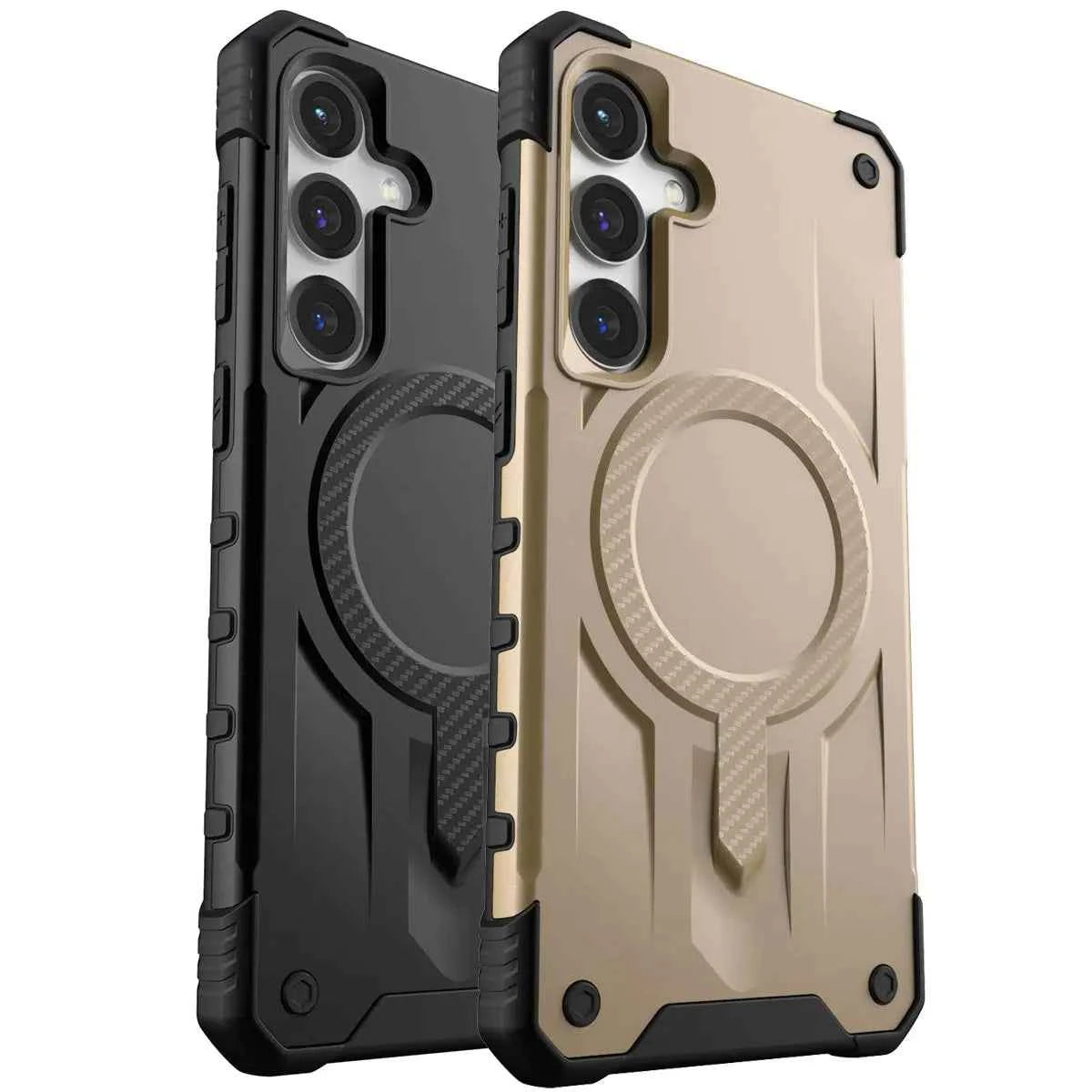 For Samsung Galaxy S25/S25 Plus/S25 Ultra/S24/S24 Plus/S24 UltraS24 FE/S23 FE Phone Case Slim Shockproof Rugged Magnetic Cover
