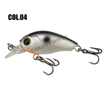Countbass Wobbler Sinking Crankbait Hard Plastic Fishing Lures 35mm 4.3g