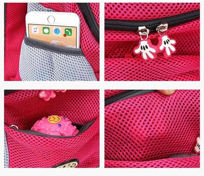 Dog Backpack Carrier Travel Bag Breathable Reflective Strips For Hiking