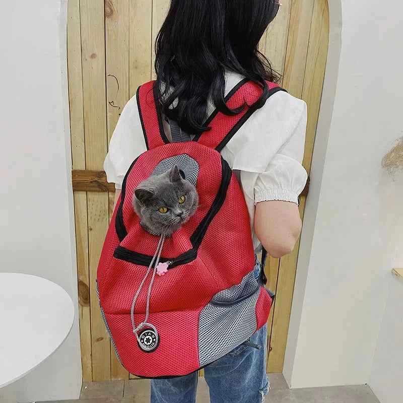 Breathable Pet Backpack For Small Dogs And Cats Portable Travel Bag