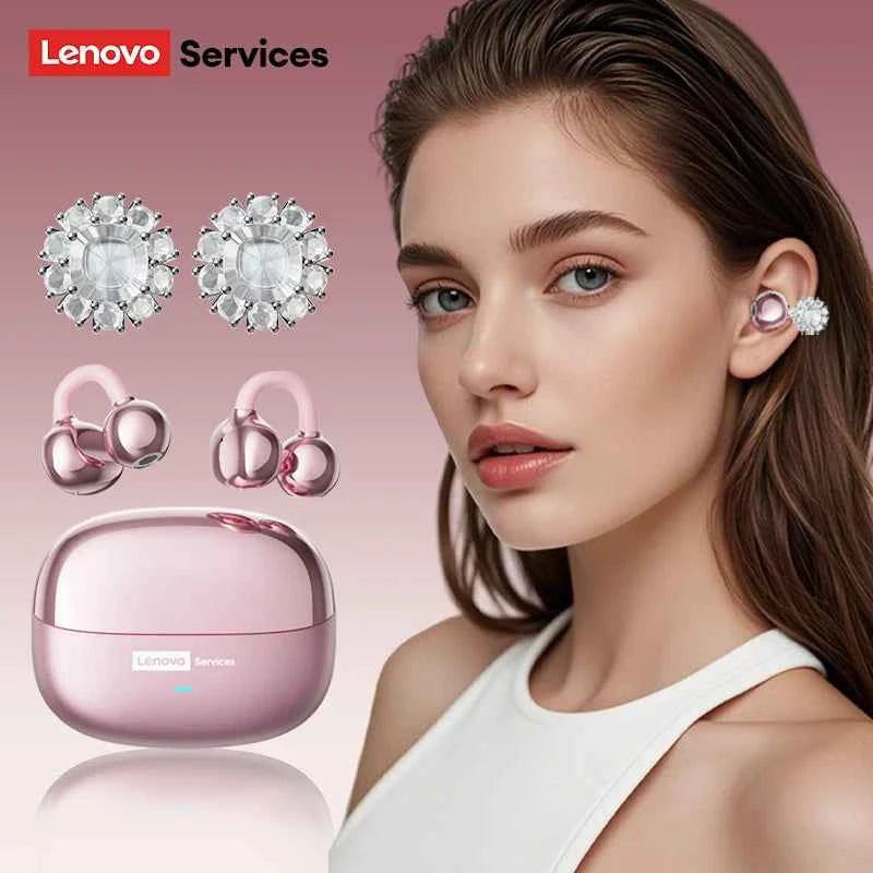 Lenovo LE302 OWS Ear Clip Wireless Earphones Low Latency Bluetooth Headphones