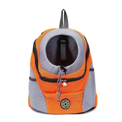 Dog Backpack Carrier Travel Bag Breathable Reflective Strips For Hiking