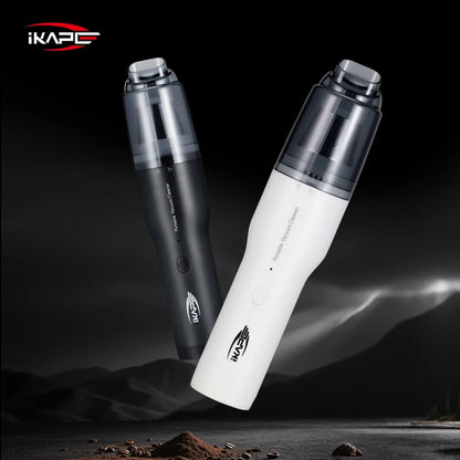 IKAPE Cordless High Power Handheld Mini Vacuum Cleaner For Coffee Grounds Rechargeable Portable Coffee Bar Cleaning Accessories