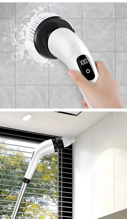 Household Cordless Spin Scrubber Multipurpose Cleaning Brush  Kitchen Gadgets Hair Brushes Bathroom Broom Toilet Electric Mops